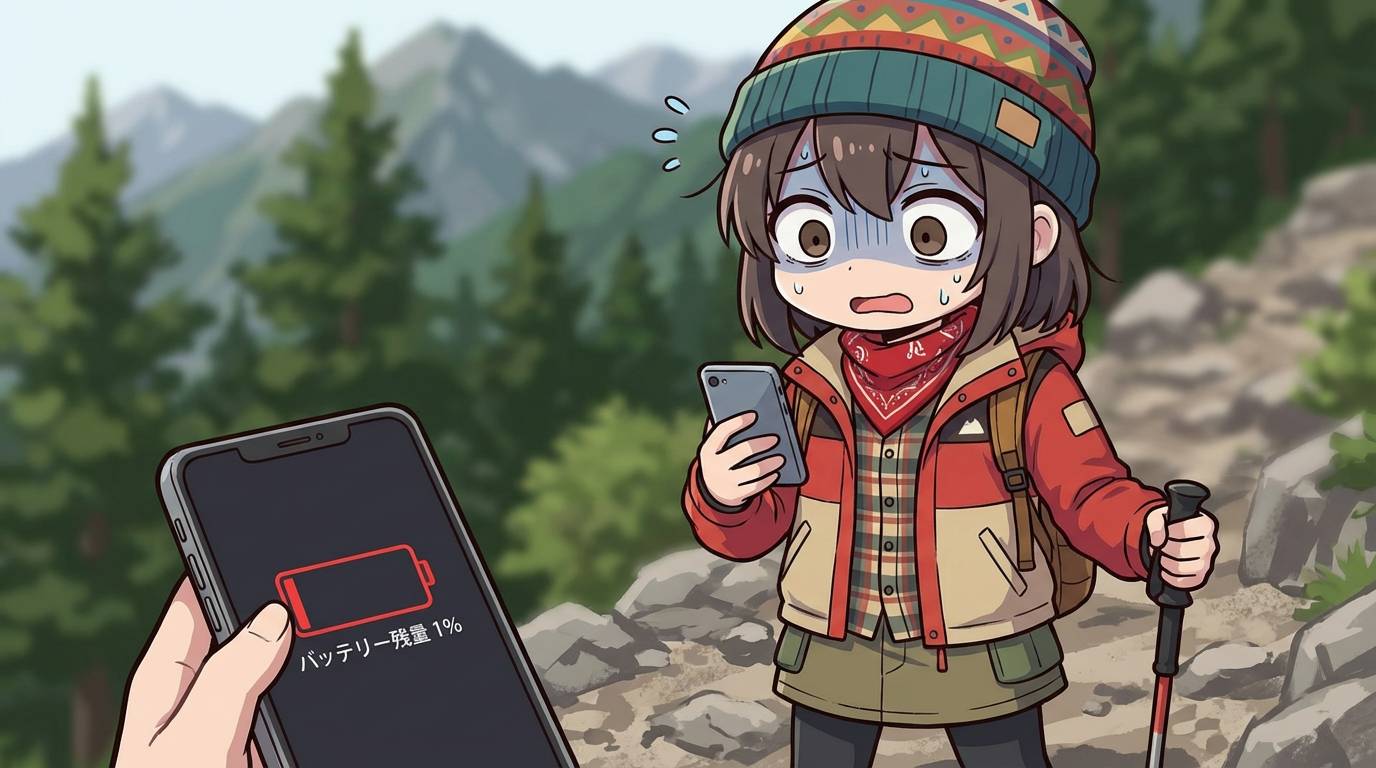 スマホの電池切れで遭難!? 登山でバッテリーを守り抜く完全ガイド