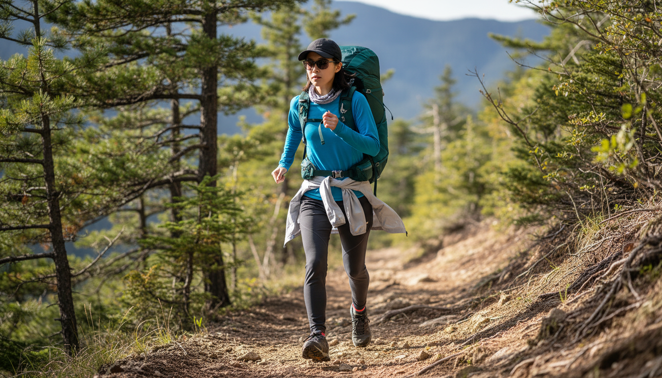 トルソー長の測定方法を示す図解。首の付け根(C7椎骨)から腰骨(腸骨稜)までをメジャーで測っている様子。